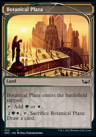 (350) Magic The Gathering Streets of New Capenna: Extras Single: Botanical Plaza Common