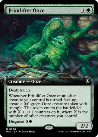 (350) Magic The Gathering Commander: Murders at Karlov Manor: Extras Single: Printlifter Ooze Rare