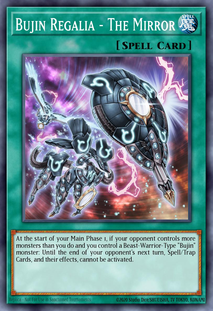 (170) YuGiOh TCG MP14: 2014 Mega-Tins Mega-Pack Single: Bujin Regalia - The Mirror Rare