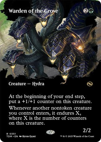 (351) Magic The Gathering Tarkir: Dragonstorm: Extras Single: Warden of the Grove Holo Rare