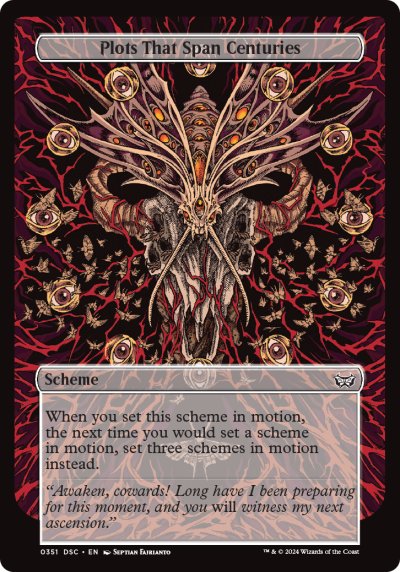 (351) Magic The Gathering Commander: Duskmourn: House of Horror Single: Plots That Span Centuries Special