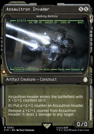 (352) Magic The Gathering Universes Beyond: Fallout: Extras Single: Walking Ballista (V.1) Rare