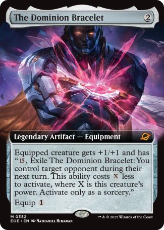 (352) Magic The Gathering Edge of Eternities: Extras Single: The Dominion Bracelet Holo Mythic