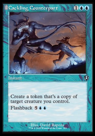 (353) Magic The Gathering Innistrad Remastered: Extras Single: Cackling Counterpart Uncommon