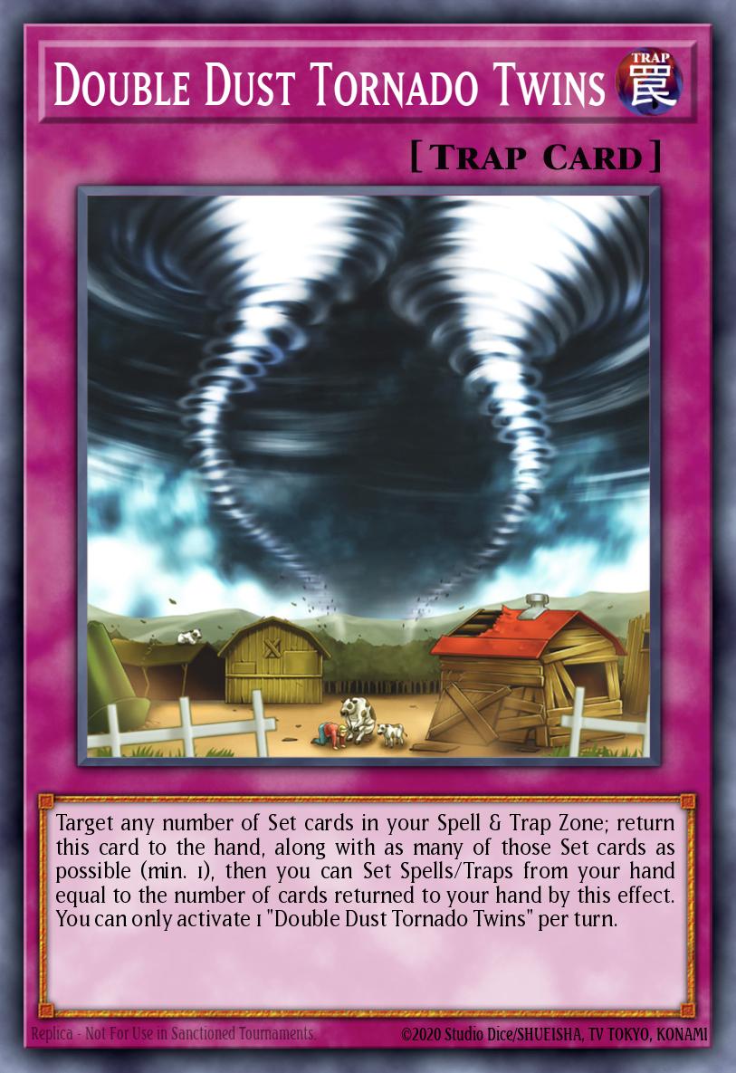 (306) YuGiOh TCG MP24: 25th Anniversary Tin: Dueling Mirrors Single: Double Dust Tornado Twins  Common