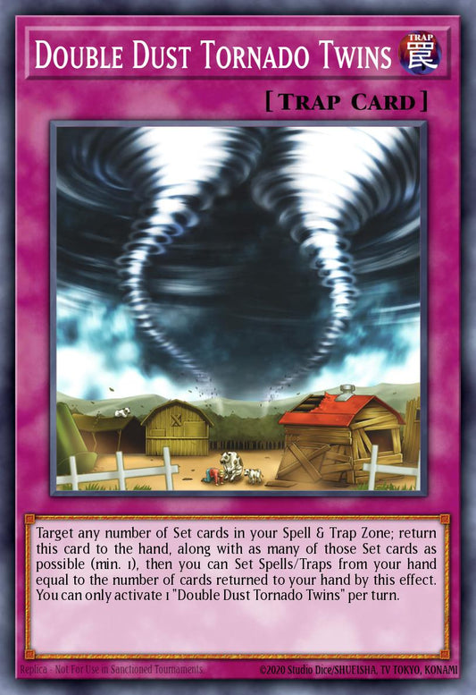 (306) YuGiOh TCG MP24: 25th Anniversary Tin: Dueling Mirrors Single: Double Dust Tornado Twins  Common