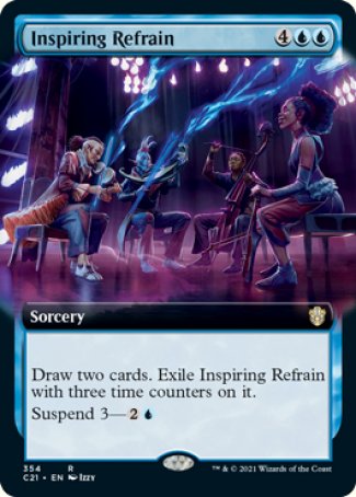 (354) Magic The Gathering Commander: Strixhaven: Extras Single: Inspiring Refrain Rare
