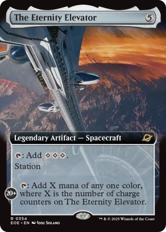 (354) Magic The Gathering Edge of Eternities: Extras Single: The Eternity Elevator Holo Rare