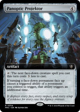 (354) Magic The Gathering Commander: Murders at Karlov Manor: Extras Single: Panoptic Projektor Rare