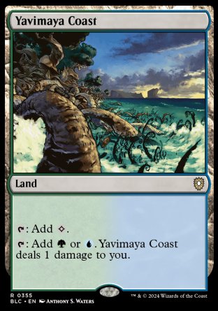 (355) Magic The Gathering Commander: Bloomburrow Single: Yavimaya Coast Rare