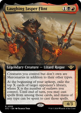 (355) Magic The Gathering Outlaws of Thunder Junction: Extras Single: Laughing Jasper Flint Rare