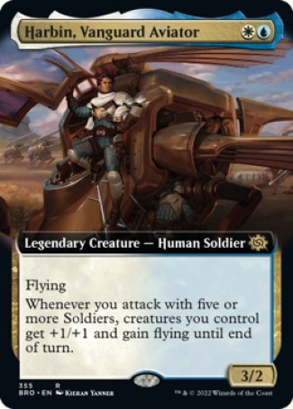 (355) Magic The Gathering The Brothers' War: Extras Single: Harbin, Vanguard Aviator Holo Rare
