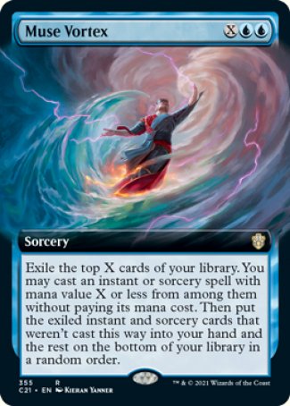 (355) Magic The Gathering Commander: Strixhaven: Extras Single: Muse Vortex Rare