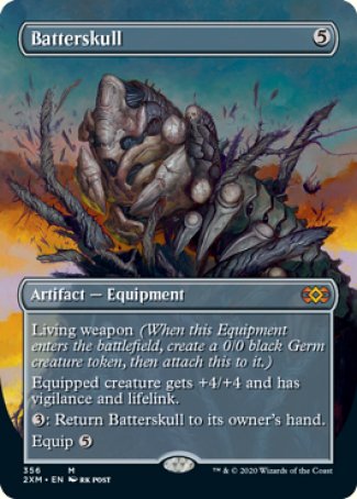 (356) Magic The Gathering Double Masters: Extras Single: Batterskull Mythic