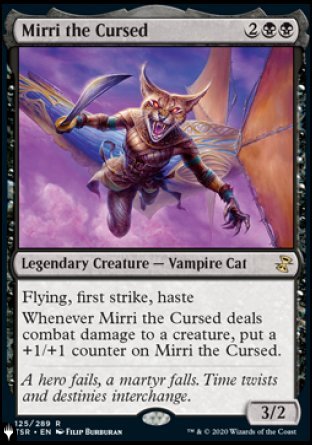 (125) Magic The Gathering The List Single: Mirri the Cursed Rare