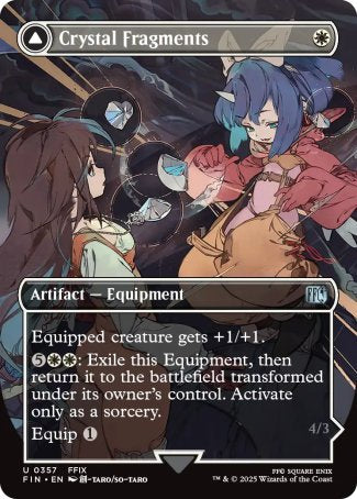 (357) Magic The Gathering Magic: The Gathering - FINAL FANTASY: Extras Single: Crystal Fragments // Summon: Alexander Holo Uncommon