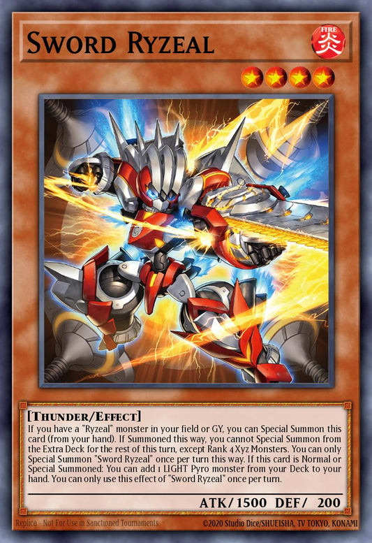 (118) YuGiOh TCG MP25: 2025 Mega-Pack Tin Single: Sword Ryzeal  Secret Rare