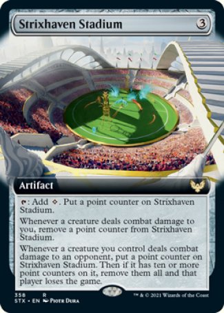 (358) Magic The Gathering Strixhaven: School of Mages: Extras Single: Strixhaven Stadium Holo Rare