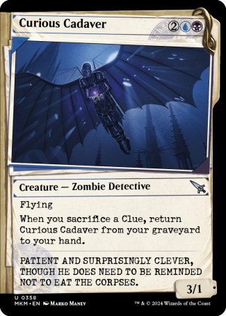 (358) Magic The Gathering Murders at Karlov Manor: Extras Single: Curious Cadaver Uncommon