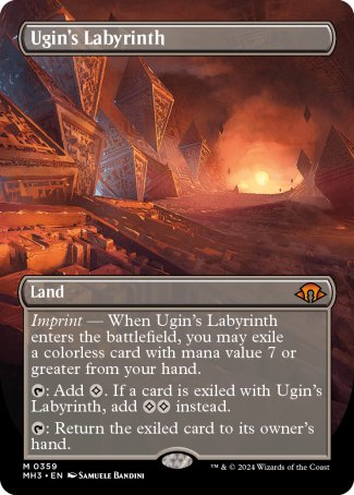 (359) Magic The Gathering Modern Horizons 3: Extras Single: Ugin's Labyrinth Holo Mythic
