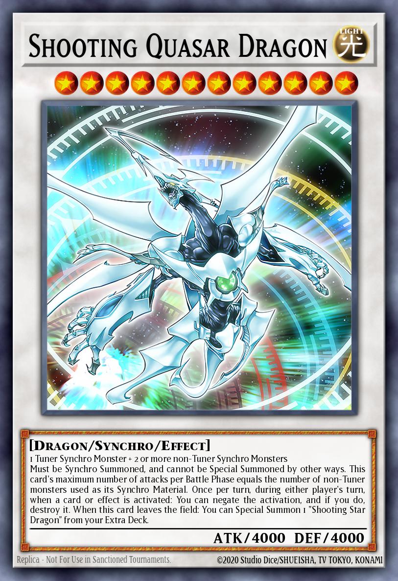 (158) YuGiOh TCG RA04: Quarter Century Stampede Single: Shooting Quasar Dragon (V.2 - Quarter Century Secret Rare) Quarter Century Secret Rare