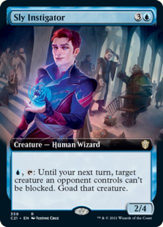 (359) Magic The Gathering Commander: Strixhaven: Extras Single: Sly Instigator Rare