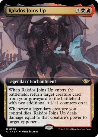 (360) Magic The Gathering Outlaws of Thunder Junction: Extras Single: Rakdos Joins Up Rare