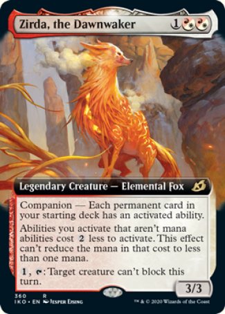 (360) Magic The Gathering Ikoria: Lair of Behemoths: Extras Single: Zirda, the Dawnwaker Rare