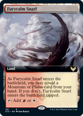 (361) Magic The Gathering Strixhaven: School of Mages: Extras Single: Furycalm Snarl Holo Rare
