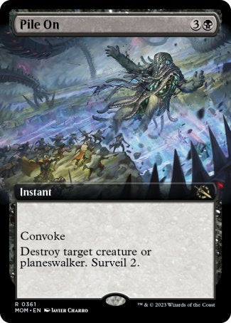 (361) Magic The Gathering March of the Machine: Extras Single: Pile On Rare