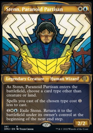 (361) Magic The Gathering Dominaria United: Extras Single: Stenn, Paranoid Partisan (V.2) Holo Rare