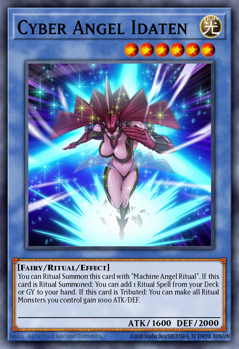 (109) YuGiOh TCG DLCS: Dragons of Legend: The Complete Series Single: Cyber Angel Idaten Common