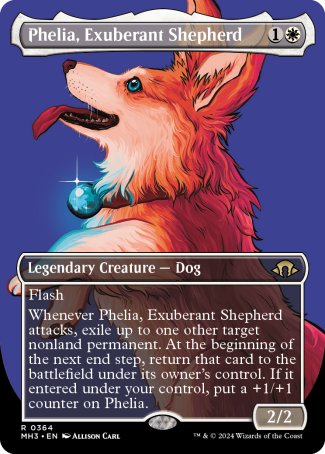 (364) Magic The Gathering Modern Horizons 3: Extras Single: Phelia, Exuberant Shepherd (V.1) Rare