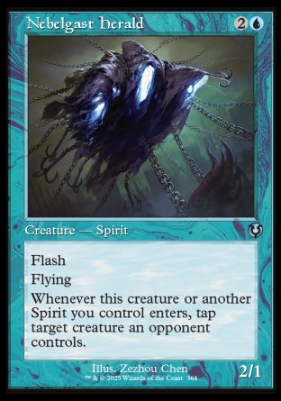 (364) Magic The Gathering Innistrad Remastered: Extras Single: Nebelgast Herald Holo Uncommon