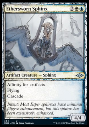 (364) Magic The Gathering Modern Horizons 2: Extras Single: Ethersworn Sphinx Holo Uncommon