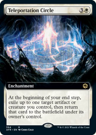 (364) Magic The Gathering Adventures in the Forgotten Realms: Extras Single: Teleportation Circle Holo Rare