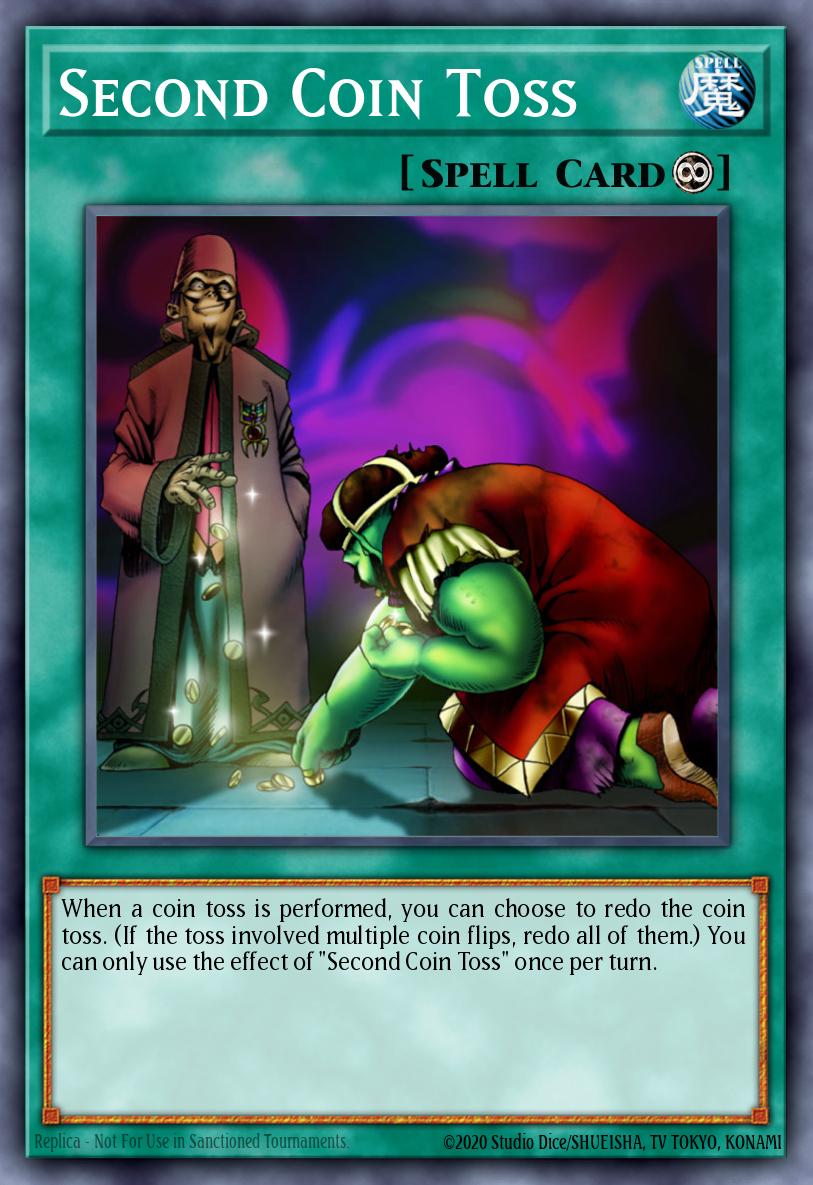 (192) YuGiOh TCG DB2: Dark Beginning 2 Single: Second Coin Toss Common