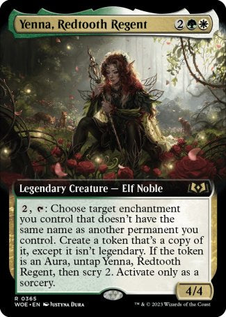 (365) Magic The Gathering Wilds of Eldraine: Extras Single: Yenna, Redtooth Regent Rare