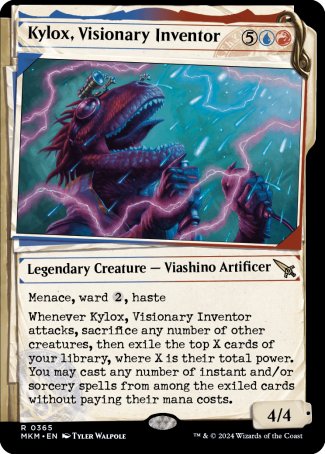 (365) Magic The Gathering Murders at Karlov Manor: Extras Single: Kylox, Visionary Inventor Holo Rare