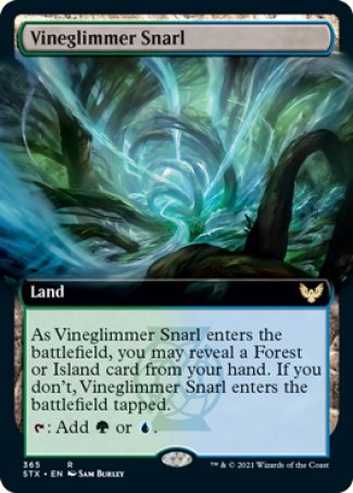 (365) Magic The Gathering Strixhaven: School of Mages: Extras Single: Vineglimmer Snarl Rare