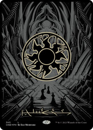 (365) Magic The Gathering Phyrexia: All Will Be One: Extras Single: Plains (V.2) Holo Land