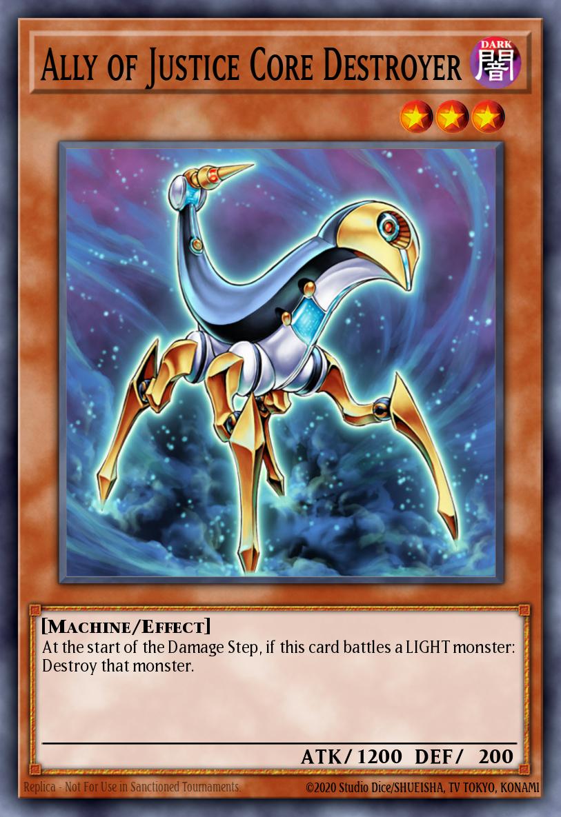 (036) YuGiOh TCG SBSC: Speed Duel: Scars of Battle Single: Ally of Justice Core Destroyer Common