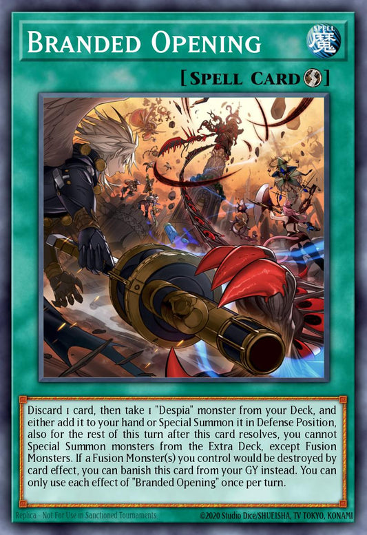 (070) YuGiOh TCG RA03: Quarter Century Bonanza Single: Branded Opening (V.3 - Secret Rare)  Secret Rare