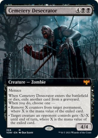(366) Magic The Gathering Innistrad: Crimson Vow: Extras Single: Cemetery Desecrator Mythic