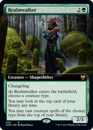 (366) Magic The Gathering Kaldheim: Extras Single: Realmwalker Holo Rare