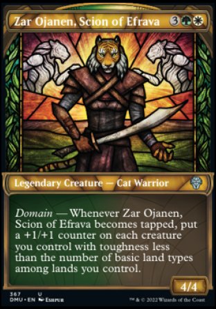 (367) Magic The Gathering Dominaria United: Extras Single: Zar Ojanen, Scion of Efrava (V.2) Uncommon