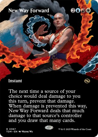 (367) Magic The Gathering Tarkir: Dragonstorm: Extras Single: New Way Forward Holo Rare