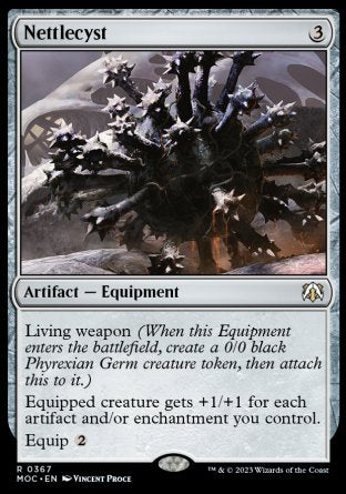 (367) Magic The Gathering Commander: March of the Machine Single: Nettlecyst Rare