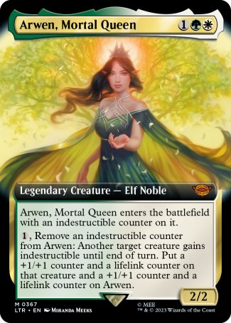 (367) Magic The Gathering The Lord of the Rings: Tales of Middle-earth: Extras Single: Arwen, Mortal Queen Mythic