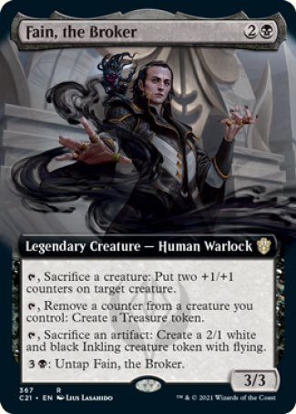 (367) Magic The Gathering Commander: Strixhaven: Extras Single: Fain, the Broker Rare